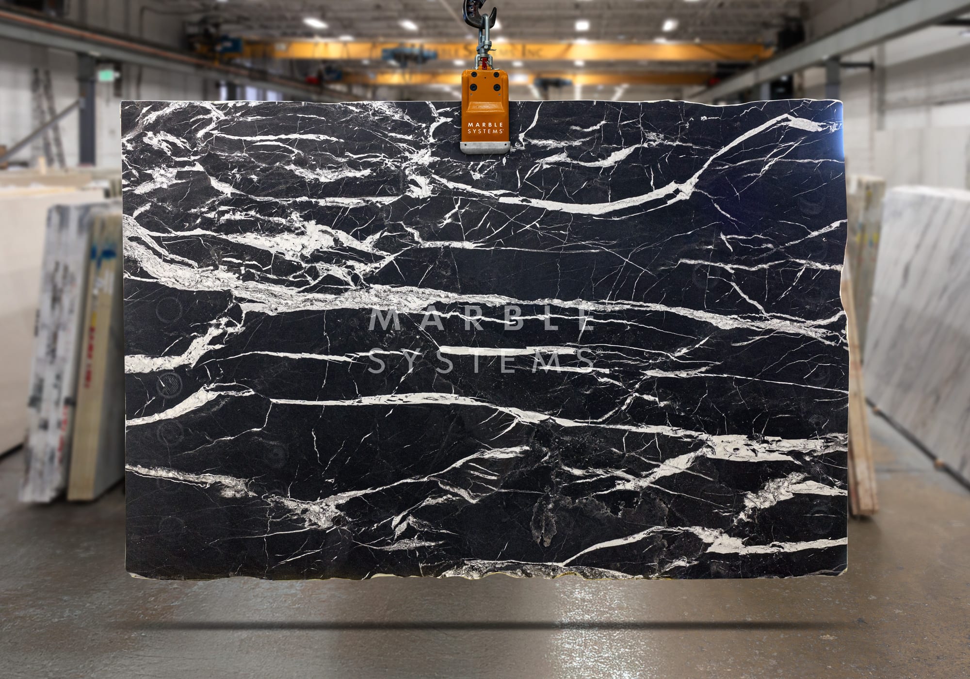 Negro Marquina Supreme Honed Marble - Premium product showcase