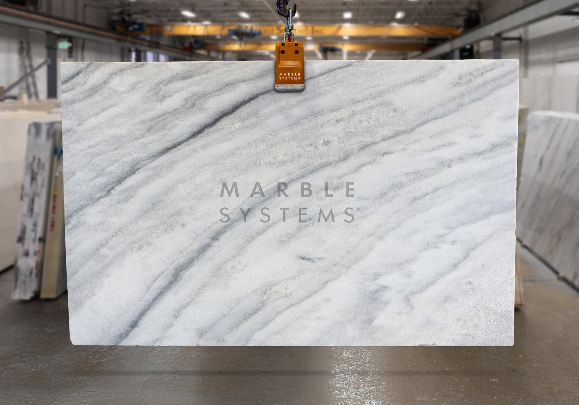 Nordic White Polished Marble - Premium product showcase