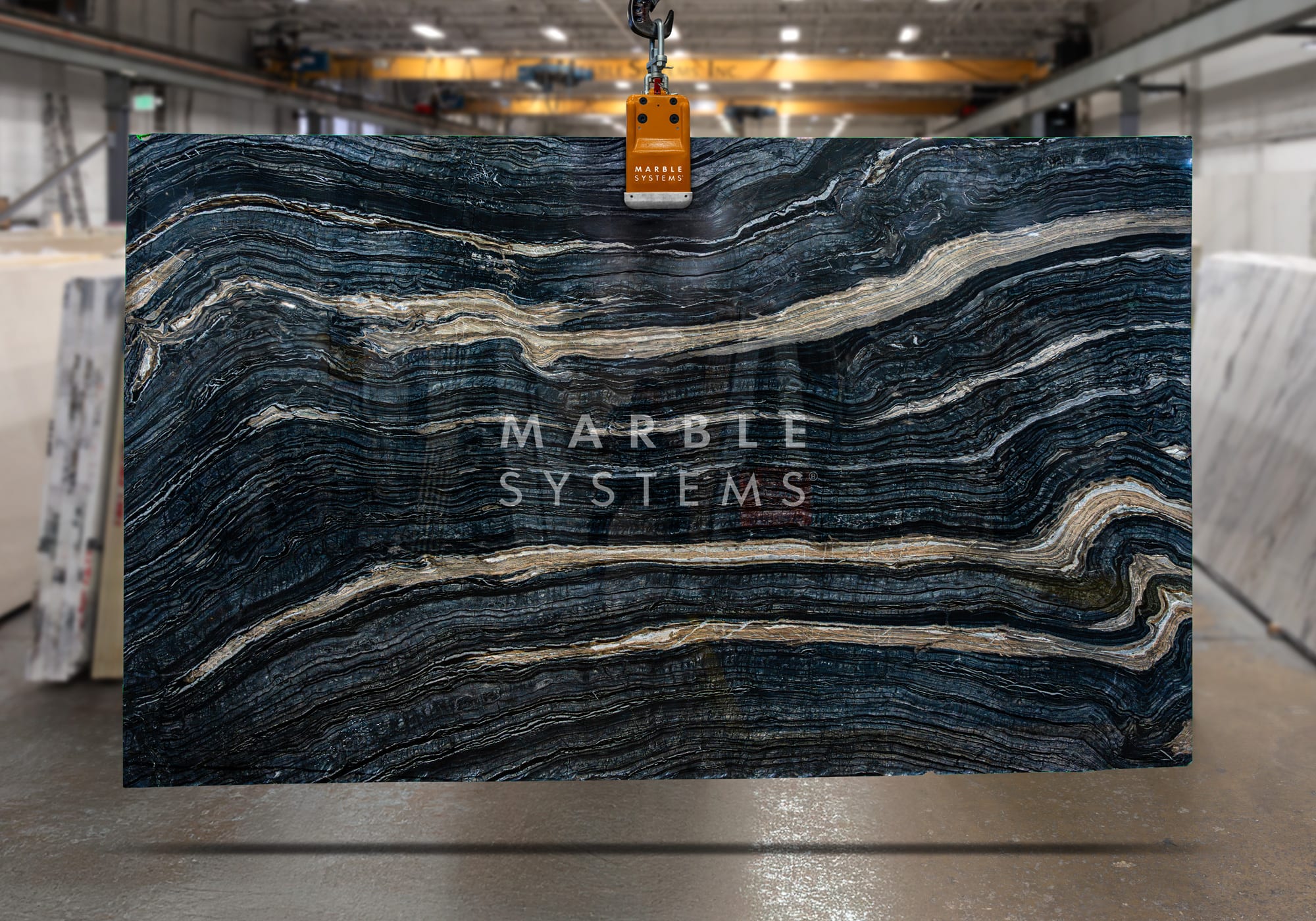 Silver Brown Wave Polished Marble 1 - Premium product showcase