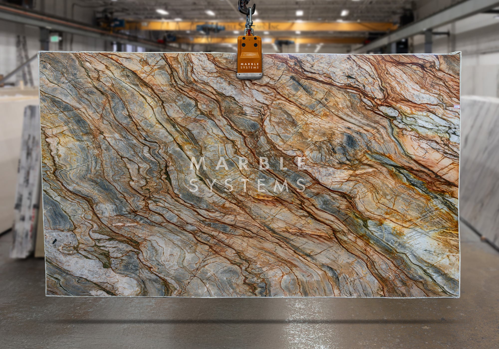 Tempest Blue Polished Quartzite - Premium product showcase