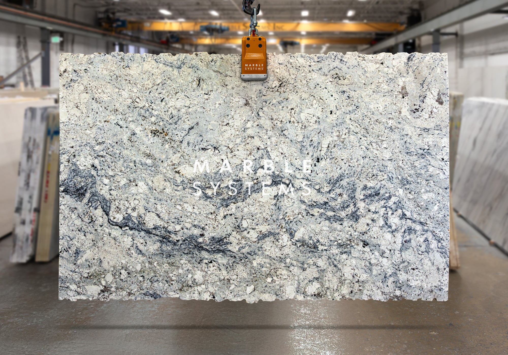Glacier White Polished Granite - Premium product showcase
